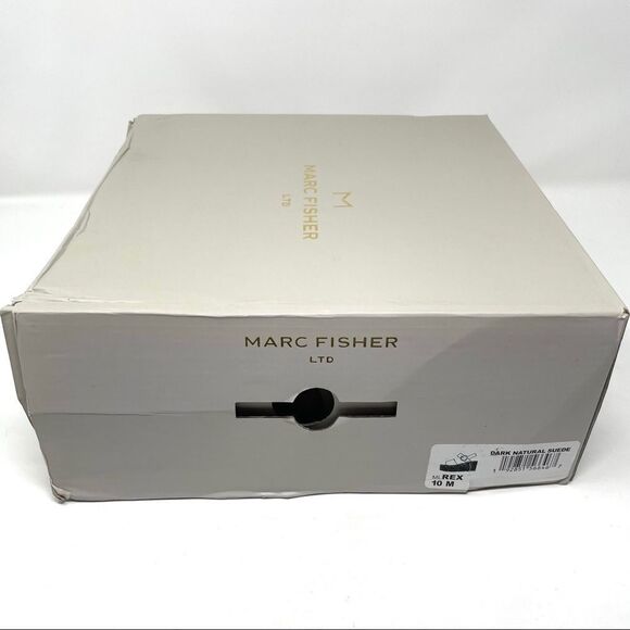 Marc Fisher LTD Rex Suede Platform Wedge Espadrille Sandals Tan Peep Toe 10 NIB - Picture 11 of 11